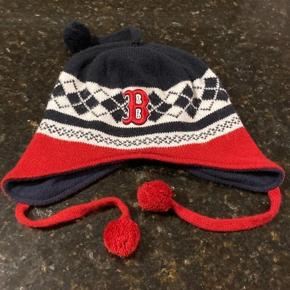 Boston Red Sox 47 Winter Tassels Hat